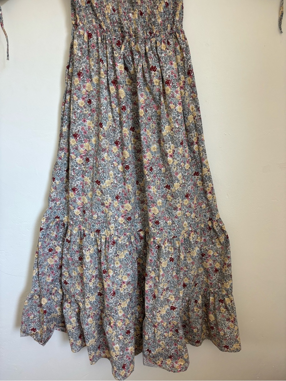 Misslook Floral Smocked maxi Dress - Picture 2 of 7